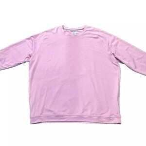 Peter Millar Women's Crown Sport Lightweight Long Sleeve Sun Tee XXL Pink Golf
